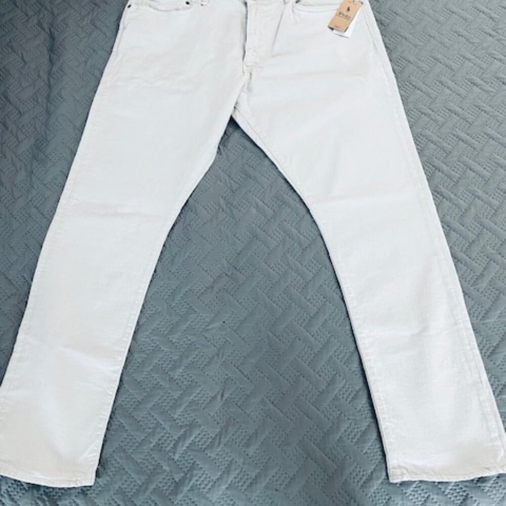 Polo Ralph Lauren Sullivan Slim Straight Stone Denim Jeans Size 40X32 NWT